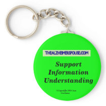 Alzheimer Spouse Support Keychain