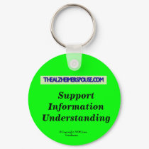 Alzheimer Spouse Support Keychain