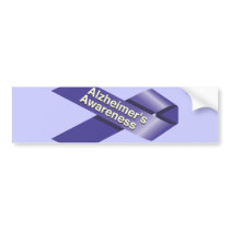 Alzheimer's Awareness Bumper Sticker