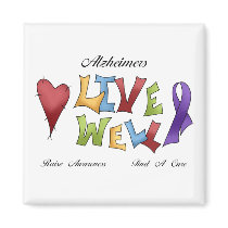 Alzheimer's Awareness magnets