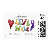 Alzheimer's Awareness postage by AwarenessAlley Alzheimer's Awareness postage