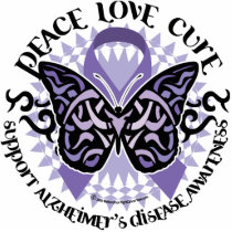 Alzheimers Butterfly Tribal 2 photo sculptures