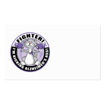 Alzheimers Cat Fighter business cards