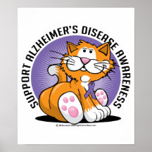 Alzheimers Cat Posters