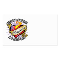 Alzheimers Classic Heart business cards