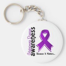 Alzheimer's Disease Awareness 5 Keychain
