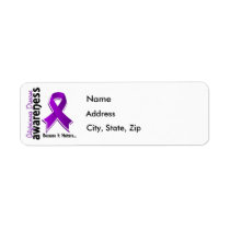 Alzheimer's Disease Awareness 5 Custom Return Address Label