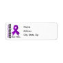 Alzheimer's Disease Awareness 5 Custom Return Address Label