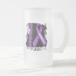 Alzheimers Disease Awareness Grunge Ribbon mugs