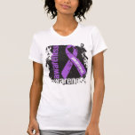 Alzheimers Disease Awareness Grunge Ribbon t-shirts