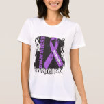 Alzheimers Disease Awareness Grunge Ribbon t-shirts