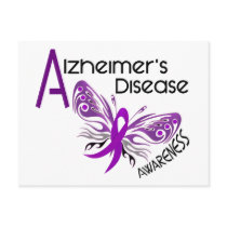Alzheimer's Disease BUTTERFLY 3 Awareness Post Cards