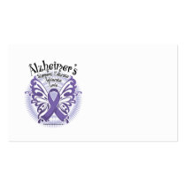 Alzheimer's Disease Butterfly 3 business cards