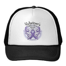 Alzheimer's Disease Butterfly 3 Hats
