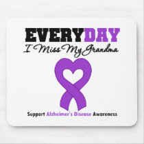 Alzheimer's Disease Every Day I Miss My Grandma Mouse Mats
