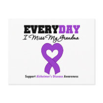 Alzheimer's Disease Every Day I Miss My Grandma Postcards