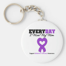 Alzheimer's Disease Every Day I Miss My Mom Key Chains