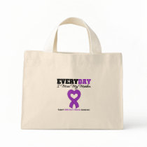 Alzheimer's Disease Every Day I Miss My Mother Canvas Bags