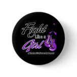 Alzheimers Disease - Fight Like a Girl Button
