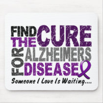 ALZHEIMERS DISEASE Find The Cure 1 Mouse Mat