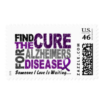 ALZHEIMERS DISEASE Find The Cure 1 Stamp