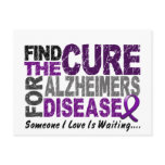 ALZHEIMERS DISEASE Find The Cure 1 Postcard