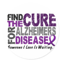 ALZHEIMERS DISEASE Find The Cure 1 Stickers