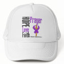 Alzheimers Disease Hope Love Faith Prayer hats by giftsforawareness Alzheimers Disease Hope Love Faith Prayer hats