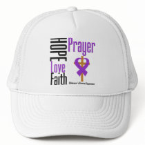 Alzheimers Disease Hope Love Faith Prayer hats by giftsforawareness Alzheimers Disease Hope Love Faith Prayer hats