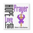 Alzheimers Disease Hope Love Faith Prayer magnets