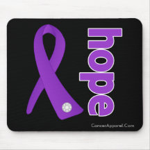 Alzheimer's Disease Hope Ribbon Mousepad