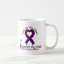Alzheimers Disease I Support My Dad Mugs