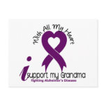 Alzheimers Disease I Support My Grandma Postcard