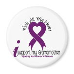 Alzheimers Disease I Support My Grandmother Refrigerator Magnet
