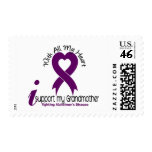Alzheimers Disease I Support My Grandmother postage