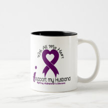 Alzheimers Disease I Support My Husband Mug
