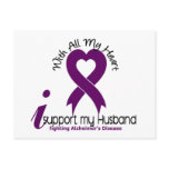 Alzheimers Disease I Support My Husband Postcard