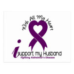 Alzheimers Disease I Support My Husband Postcard