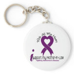 Alzheimers Disease I Support My Mother-In-Law Key Chains