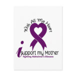 Alzheimers Disease I Support My Mother Post Card