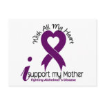 Alzheimers Disease I Support My Mother Postcard