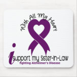 Alzheimers Disease I Support My Sister-In-Law Mouse Mats
