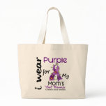 Alzheimers Disease I Wear Purple For My Mom 43 Tote Bag