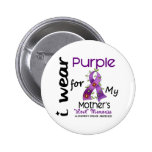 Alzheimers Disease I Wear Purple For My Mother 43 Button