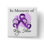 Alzheimers Disease In Memory of My Hero Pins