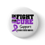 Alzheimer's Disease In The Fight For The Cure Button