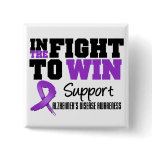 Alzheimer's Disease In The Fight To Win buttons
