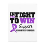 Alzheimer's Disease In The Fight To Win Post Cards