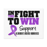 Alzheimer's Disease In The Fight To Win Postcards