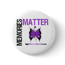 Alzheimer's Disease Memories Matters buttons by giftsforawareness Alzheimer's Disease Memories Matters buttons